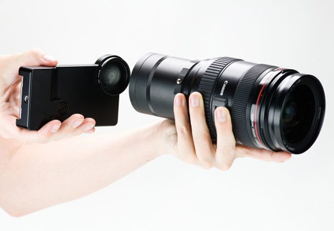 iPhone DSLR adapter
